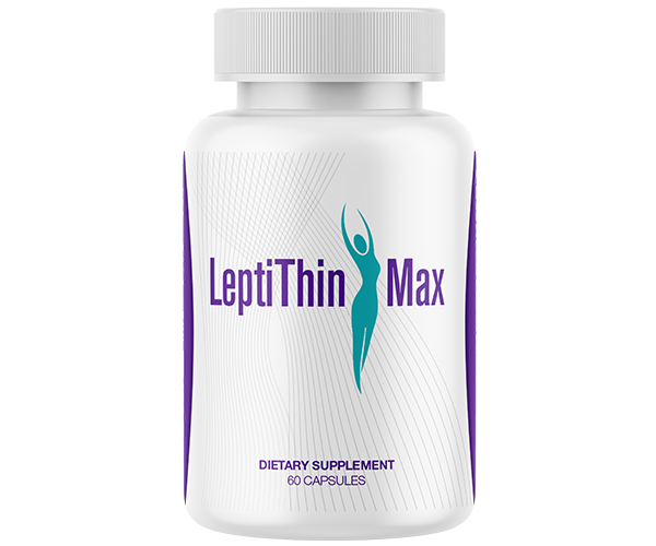 Bottle of LeptiThin Max exogenous ketone capsules