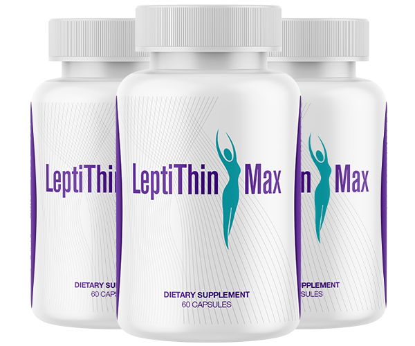 Three bottles of LeptiThin Max